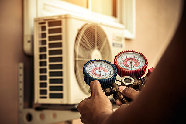Professional Ductwork Repair technician working in Lacey Spring, VA